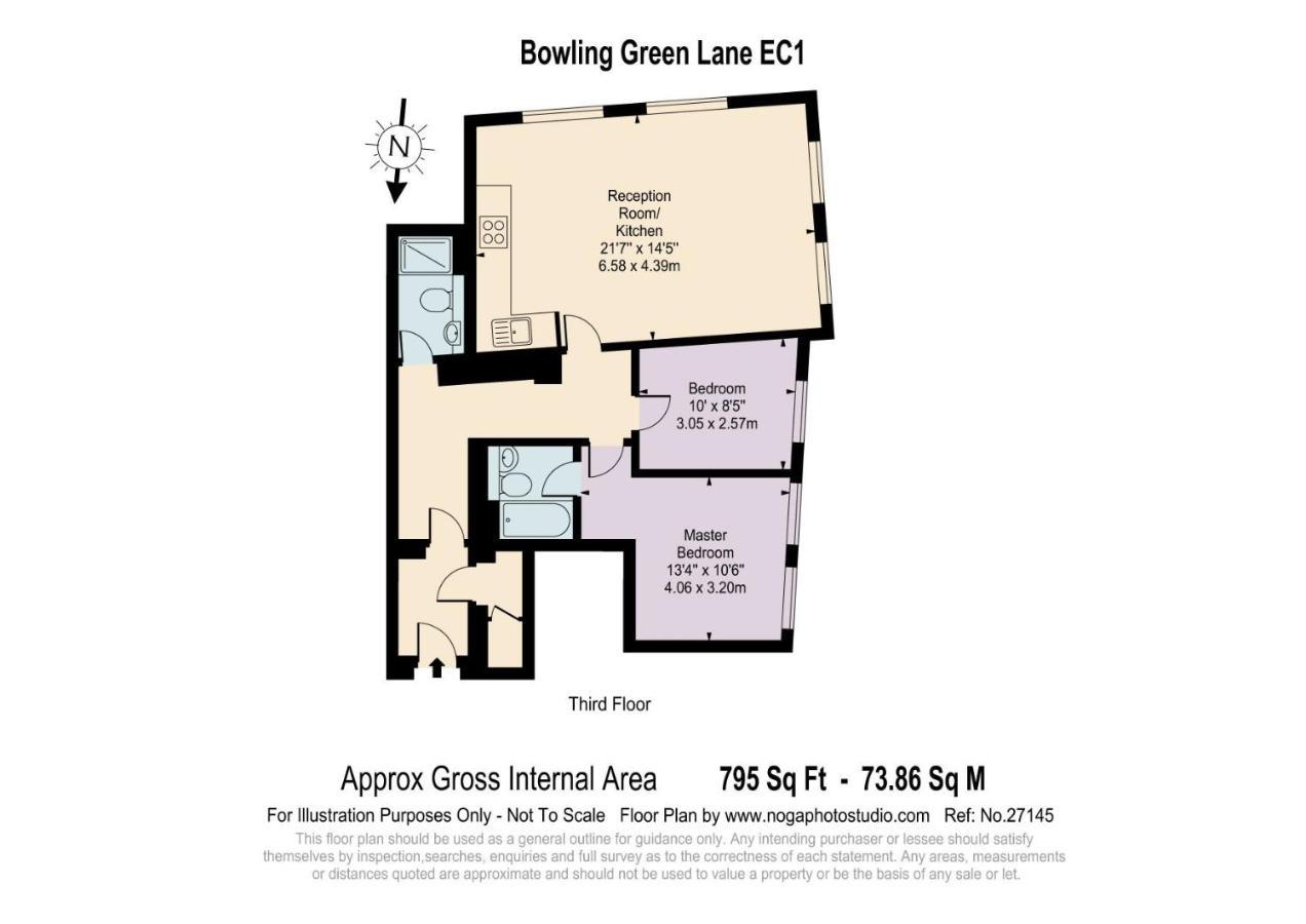 Mulberry Flat 6 - Two Bedroom 3Rd Floor By City Living London Bagian luar foto